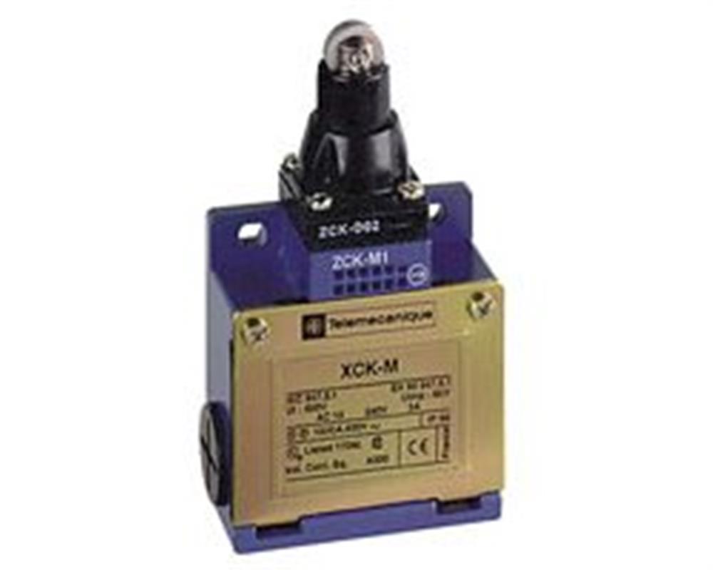 Telemecanique XCKM Limit Switch - XC Standard XCKM, 2P, Plunger head ( Roll ), 1NO - 1NC
