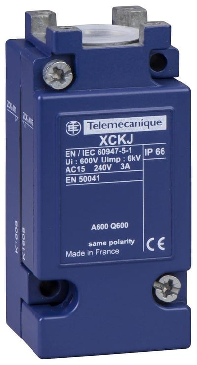 Telemecanique Sensors ZCKJ11H29 End Stop Body - XC Standard ZCKJ, 1P, 1CO