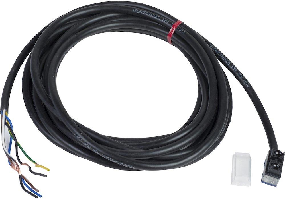 Telemecanique Sensors ZCMC Sensor Cable male - 2P, 5M, PVC-cable