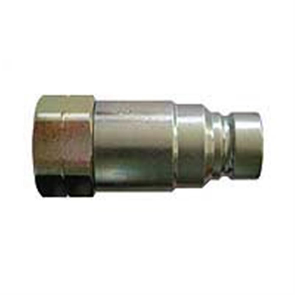 Tema FEM Coupling nipple flatface steel chromated BSPP socket - 3/8", 10, 250bar