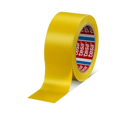 Tesa 60760 Marking Tape yellow - 50mm, 33M, 0,15mm