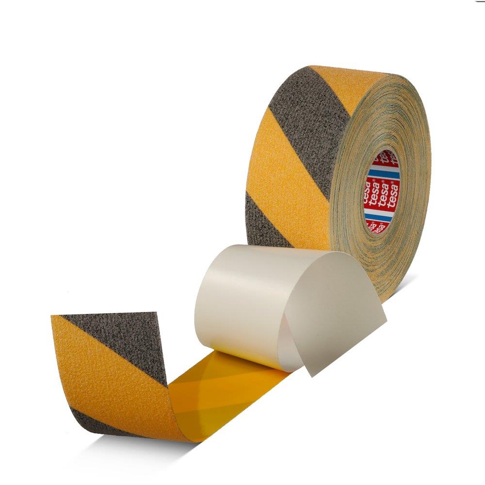Tesa Anti-slip Tape black/yellow 60951 - 50mm, 15M