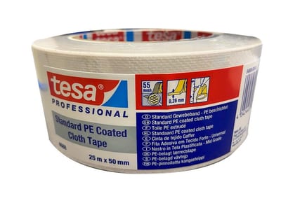Tesa Canvas Tape white - 50mm, 25M