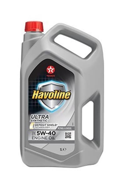Texaco Havoline Ultra SAE 5W-40 Motor Oil synthetic can 5W-40 - 5L