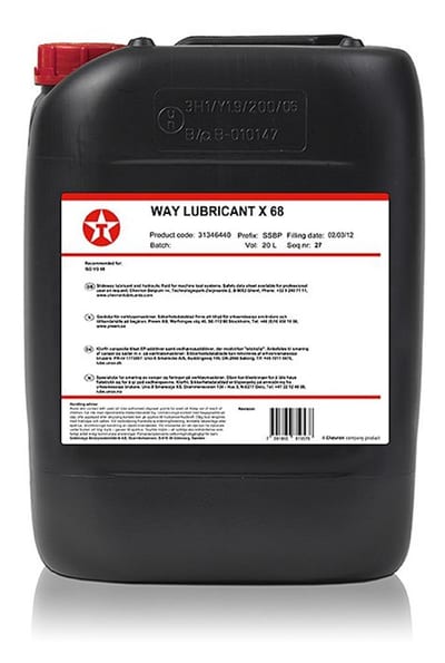 Texaco X68 Way Oil Way Lubricant X can - 20L