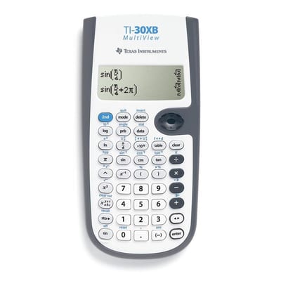 Texas Instruments TI-30XB MultiView Calculator with dual display