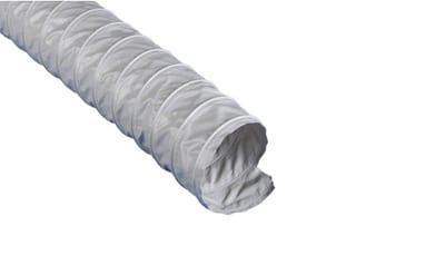 Thermaflex-l Ventilation Hose PVC grey - 406mm, 70°C, 0.04bar, 0.02bar
