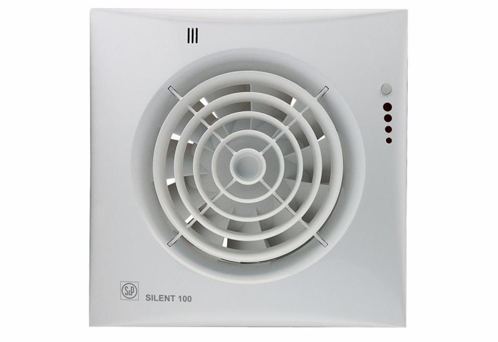 Thermex Silent 100 CHZ Visual Fan with hygrostat - 100mm