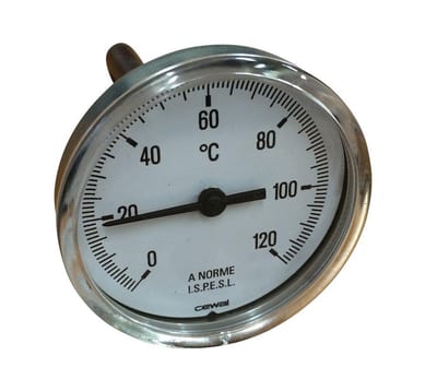 Thermometer - 63mm, 0-120°C, 50mm