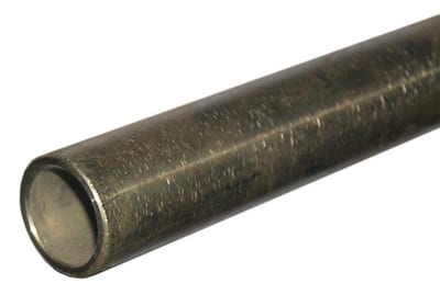 Threaded Pipe black ISO Light black S195 - 1/2, 1/2", 21.3mm, 2mm, 6M