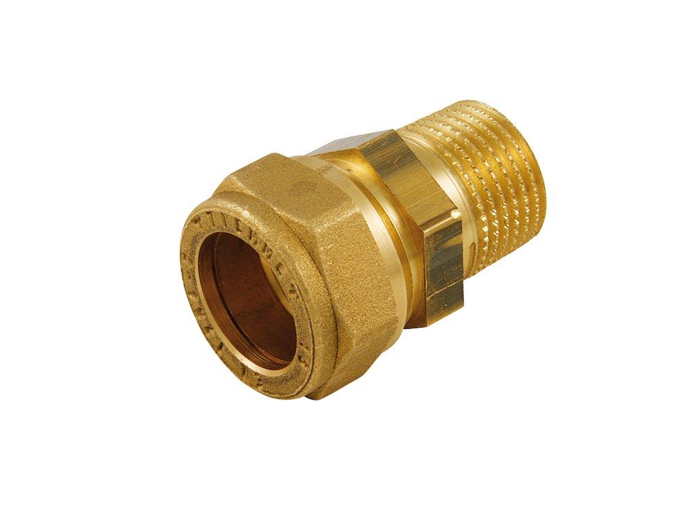Tiemme Transition Nipple with pipe thread - 10mm, 3/8"