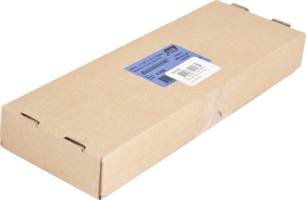 Tjep AB15 Finishing Brad Nail Electro-Galvanised - 38 mm, 1.8 mm, 4000 pcs