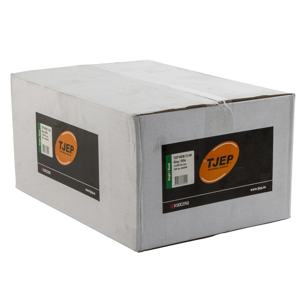 Tjep MXW 21/40 Ring Nail - 14000PCS, Bright, 21/40mm