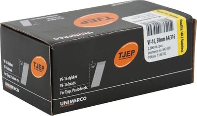 Tjep VF16 Finishing Nail - 51mm, 1.6mm, 2000PCS, stainless A4