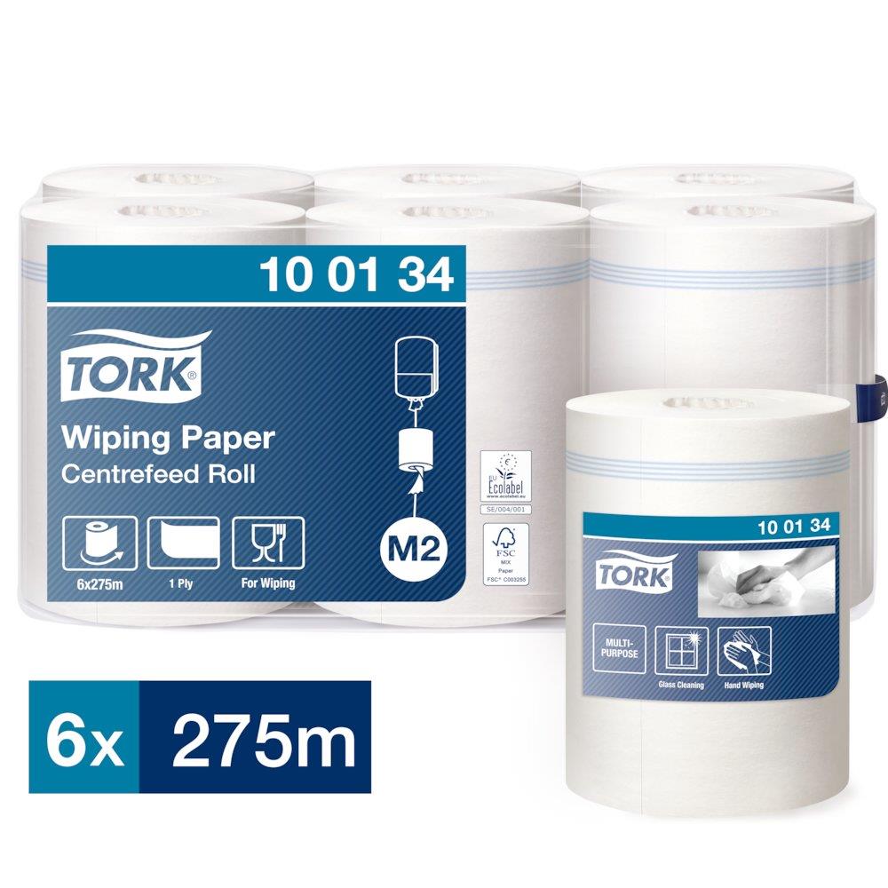 Tork Advanced 100134 Allround Paper white - 24.5cm, 19cm, 275M, 1PCS, 6PCS