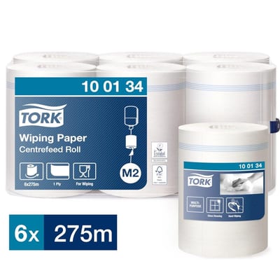 Tork Advanced 100134 Allround Paper white - 24.5cm, 19cm, 275M, 1PCS, 6PCS