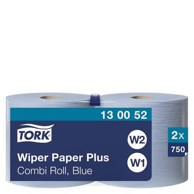 Tork Advanced 130052 Allround Paper blue - 23.5cm, 26.2cm, 255M, 2PCS, 2PCS
