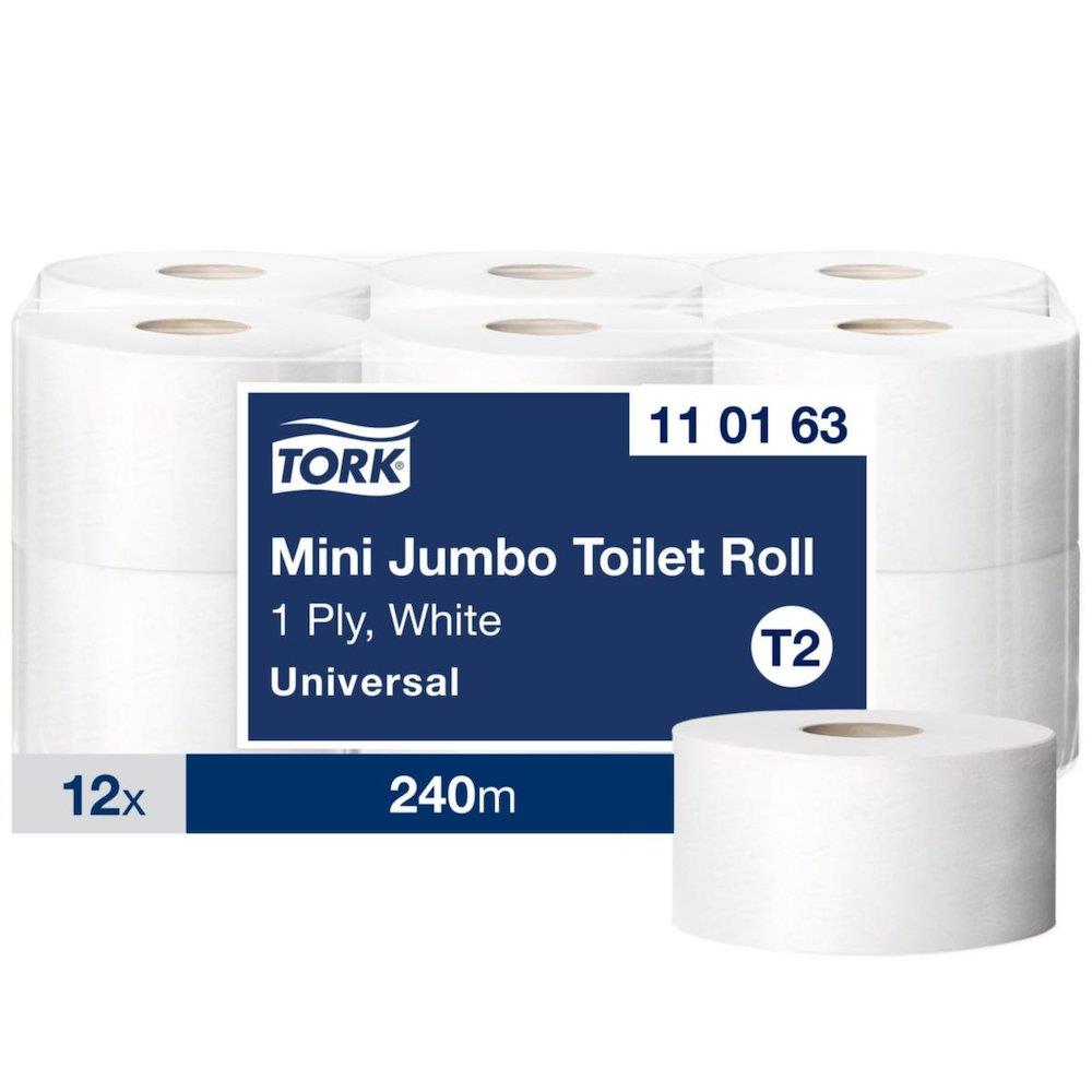 Tork Jumbo T2 white - 9.4cm, 240M, 12PCS, 1PCS, T2