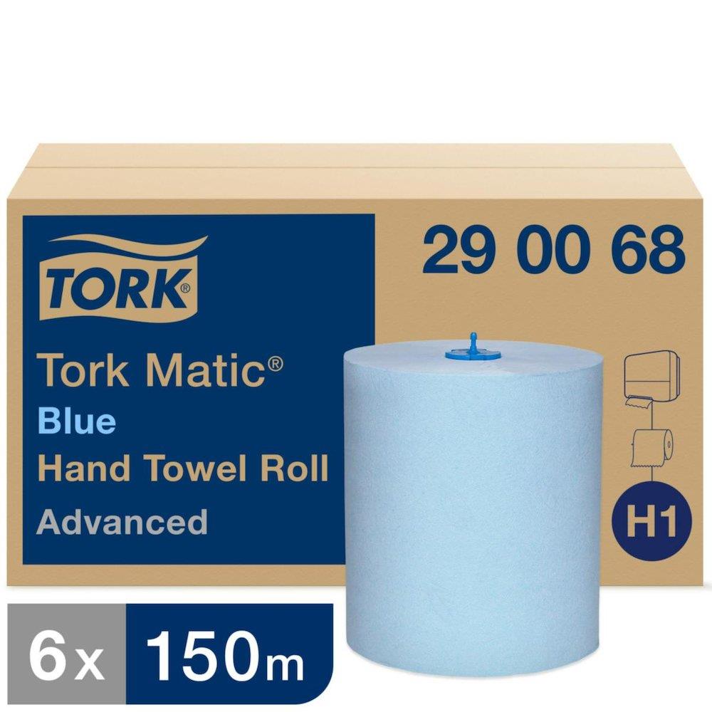 Tork Matic H1 blue - 21cm, 190cm, 150M, 2PCS, 6PCS