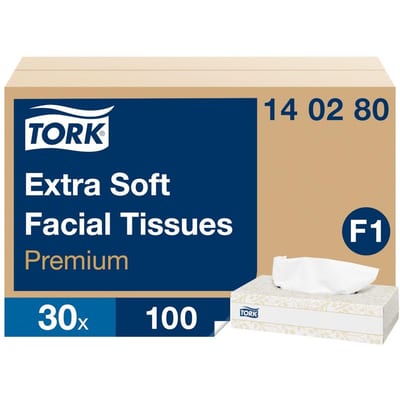 Tork Premium 140280 Facial Napkin - 21cm, 20cm, 2PCS