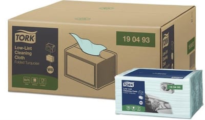 Tork Sensitiv Wiping Cloth turkis W8 - 38.5cm, 30cm, 1PCS, 600PCS