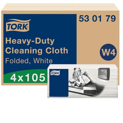 Tork W4 Wiping Cloth Premium white W4 - 35.5cm, 41.5cm, 1PCS, 4 packs