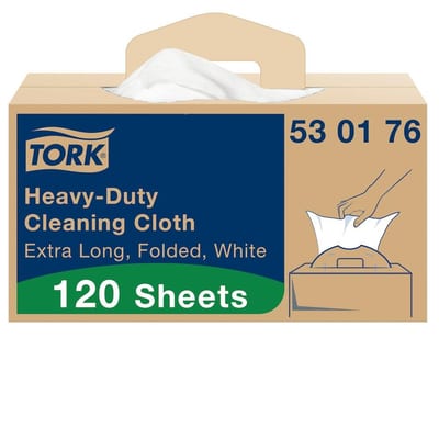 Tork W7 Wiping Cloth Premium white W7 - 35.5cm, 61.5cm, 1PCS, 120 ark