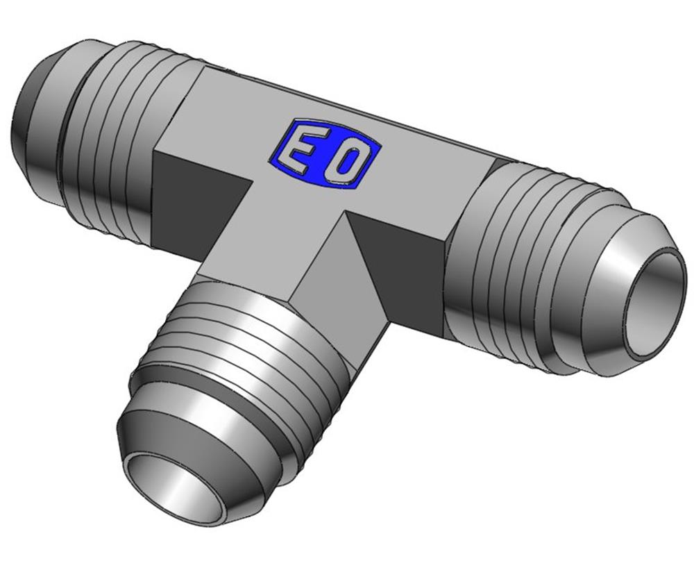 Triple-Lok 8JMTXS Union tee steel chromated JIC - 12mm, 420bar