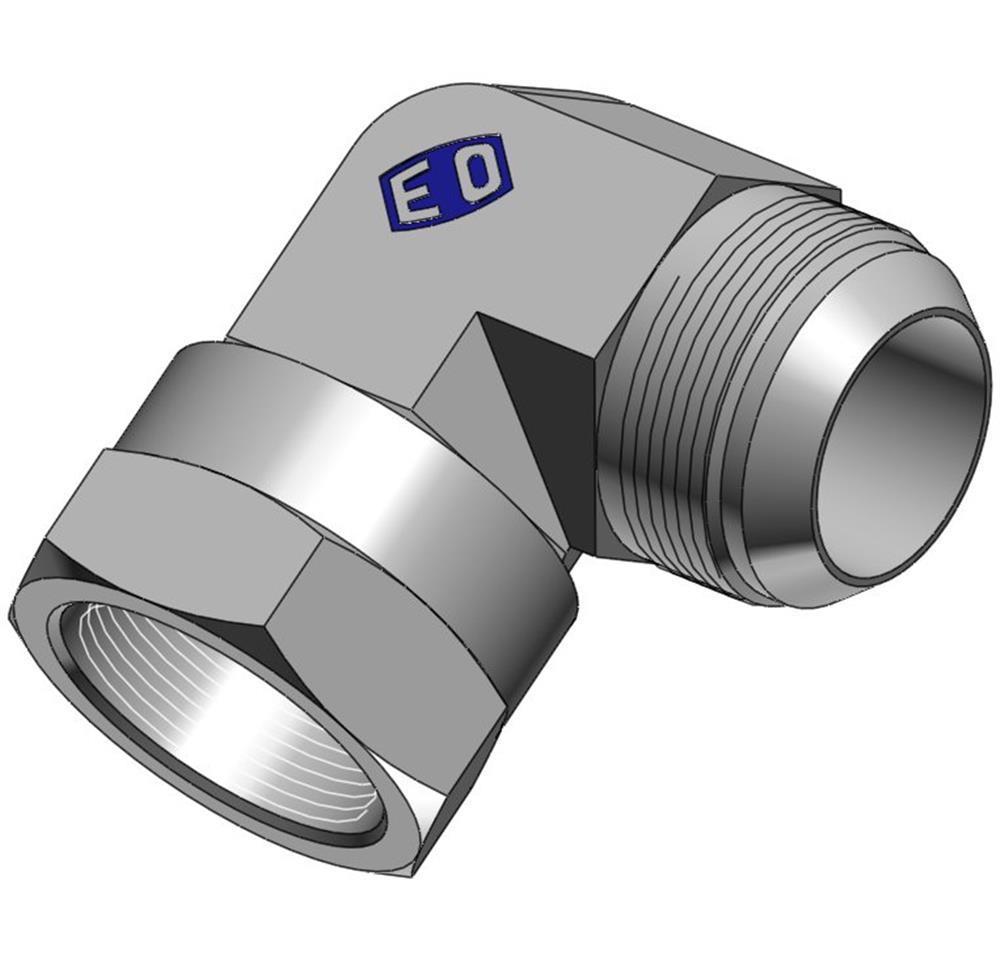 Triple-Lok C6MXS Angle Fitting adjustable steel chromated JIC - 20mm, 90°, 350bar