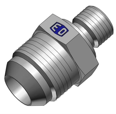 Triple-Lok F42EDMXS Straight Insertion steel chromated JIC/BSP - 1 1/2, 38mm, 210bar