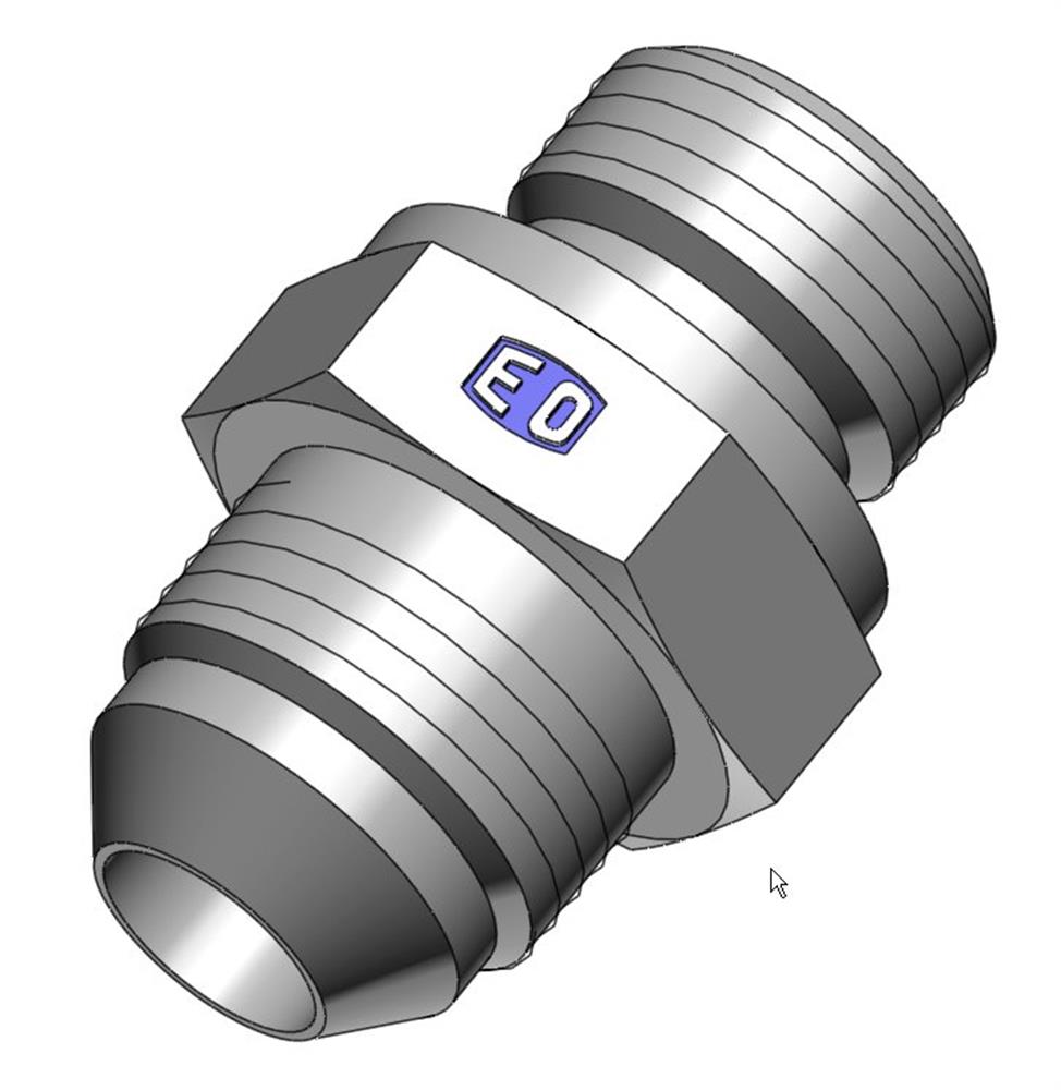 Triple-Lok F5OMXS Straight Insertion steel chromated JIC/UNF - 1 5/16, 25mm