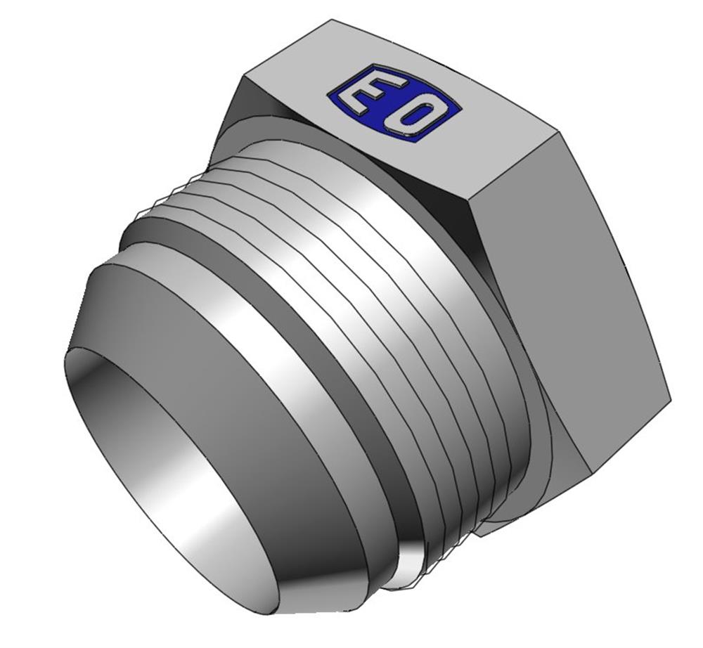 Triple-Lok PNMTXS End Cap steel chromated - 30mm, 280bar
