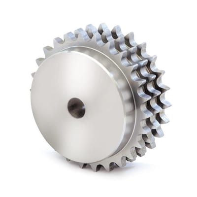 Triplex Hub sprocket 16B-3 steel - 1", 19PCS