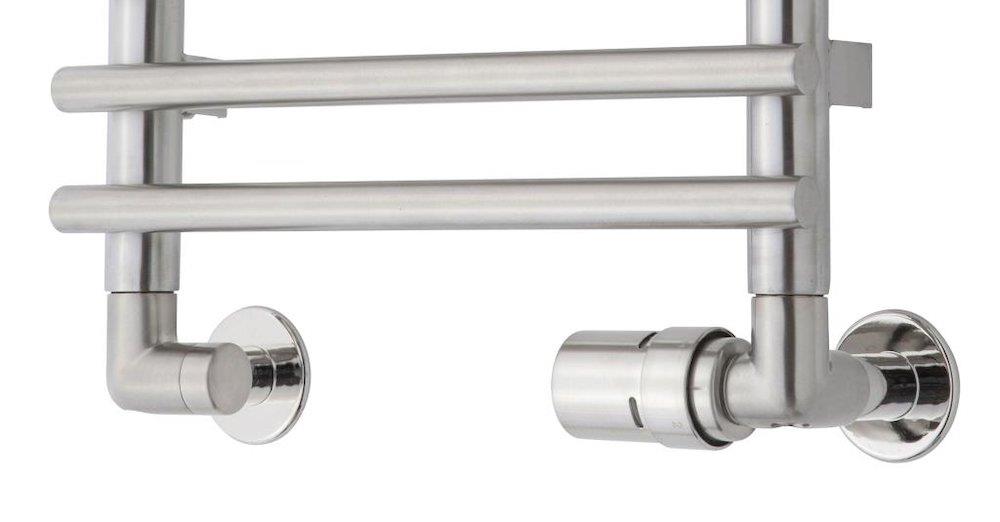 TVS 120 Valve set with check valve angle supply to the right - 1/2"