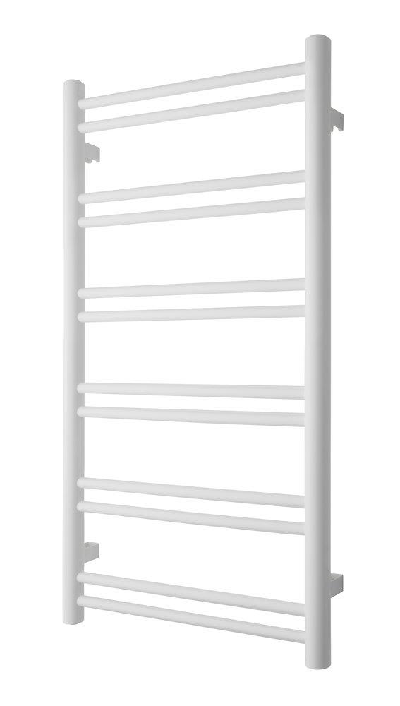 TVS Duo Towel Warmer - 500x920mm, central/district/electric heating, white, horizontal pipes
