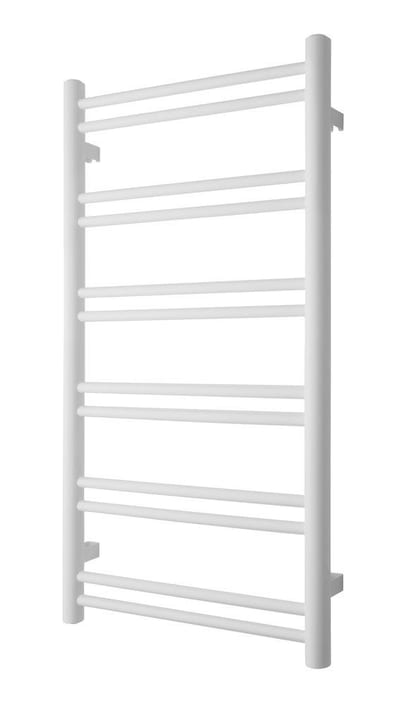 TVS Duo Towel Warmer - 500x920mm, central/district/electric heating, white, horizontal pipes