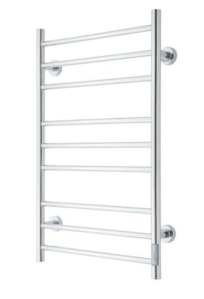 TVS Eldo towel warmer polished stainless steel - 530x860mm, electric heating, 9 pipes