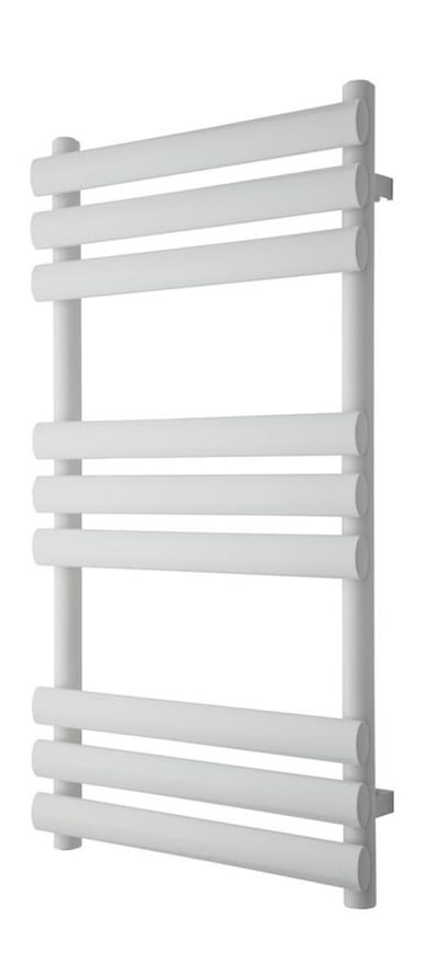 TVS Milo Towel Warmer 520 x 940 mm, White, Combined Central / District / Electric Heating