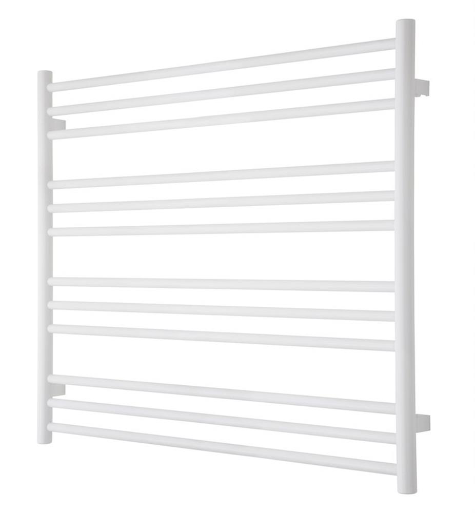 TVS Pivo Towel Warmer 1000 x 785 mm central/district/electric heating white flat horizontal round tubes P12-1000HV