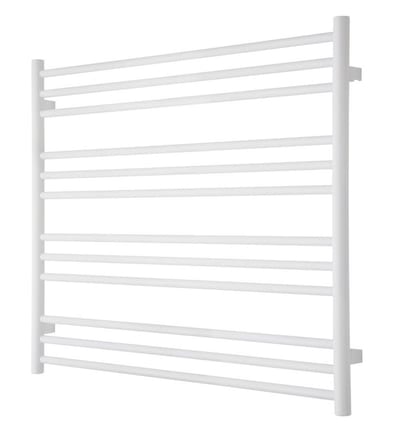 TVS Pivo Towel Warmer 1000 x 785 mm central/district/electric heating white flat horizontal round tubes P12-1000HV