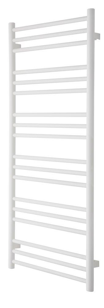 TVS Pivo Horizontal Round-tube Towel Warmer 500 x 1195 mm White 18 Tubes
