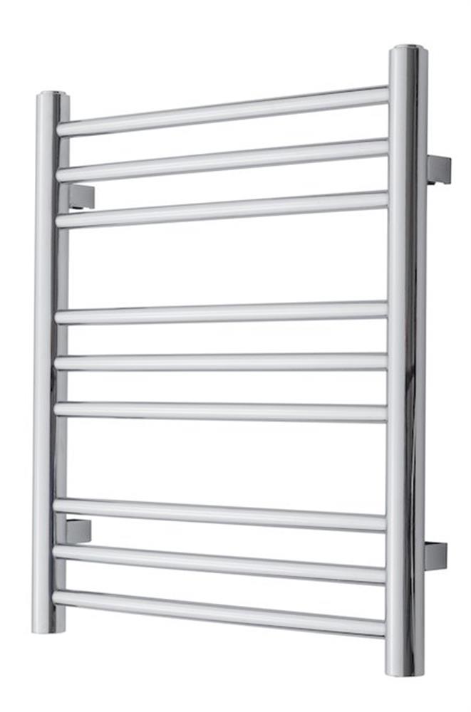 TVS Pivo Towel Warmer - 500 x 590 mm, chrome-plated, horizontal round pipe, 9 pcs