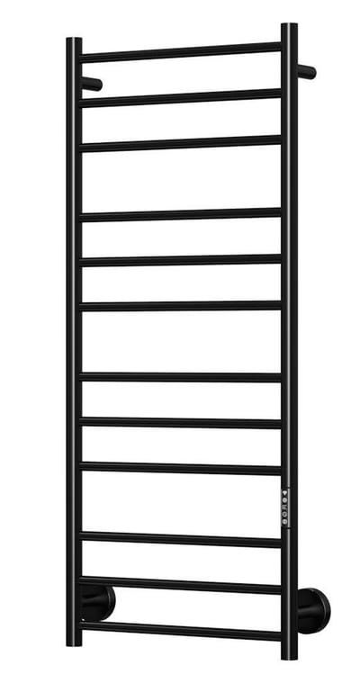 TVS Plus Towel warmer - 553mm, 1160mm, El-opvarmning, black