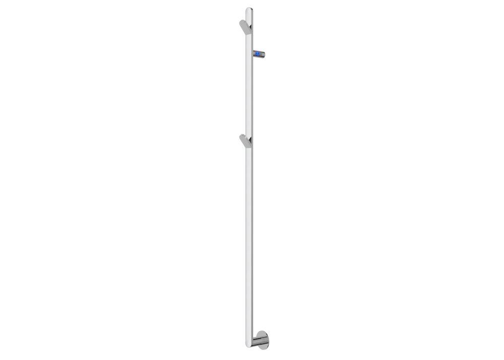 TVS Plus Electric Towel Warmer, Chrome Vertical Square Pipe — 85 x 1500 mm (330612501)