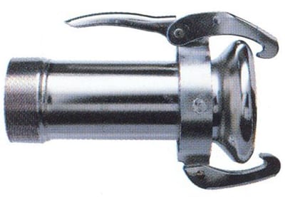 Tykoflex KMG Coupling galvanised steel female nipple - 102mm, 4"