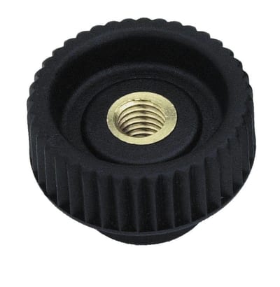 Type 765 Thumb screw Polyamide 6, matteret black - 6mm