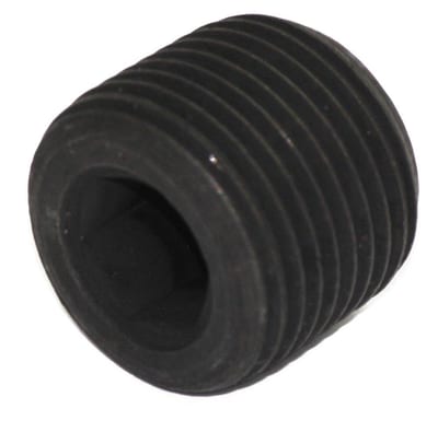 type P Pipe Plug with internal hex black - 1/2", 3/8", 100PCS