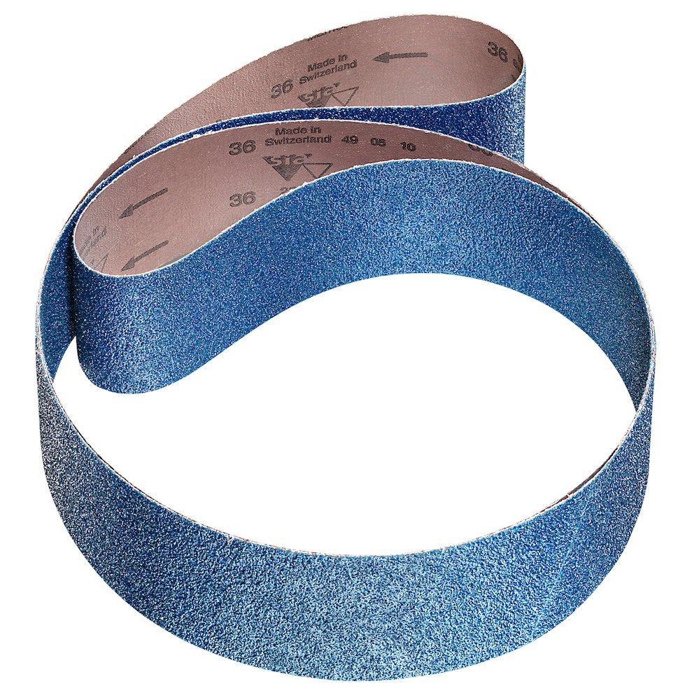 Tyrolit 2820 Sanding Belt - 75mm, 2000mm, 100, steel, Aluminium, Zirconia