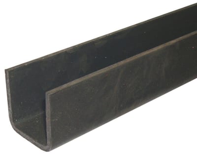 U-profile cold-formed equal-leg black S235JR - 50mm, 50mm, 4mm, 6.05M