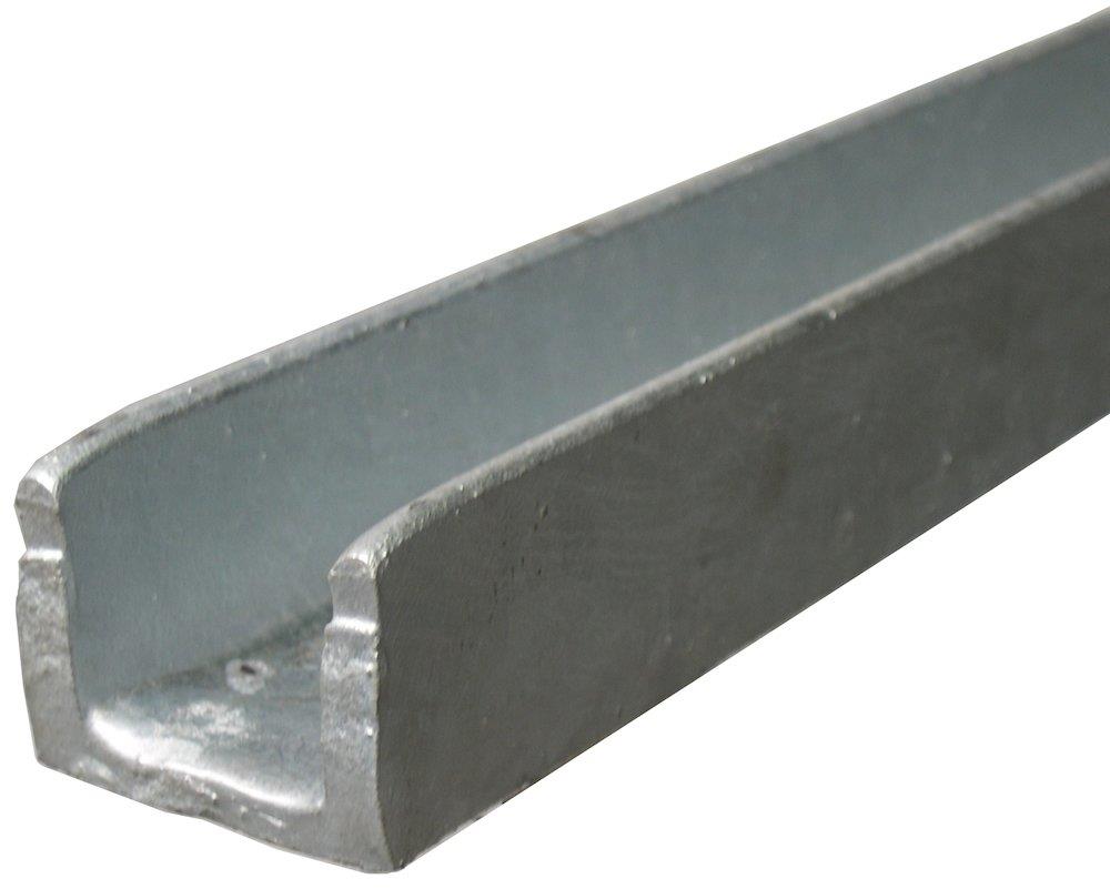 U-steel galvanized S235JR +AR equal-leg - 42mm, 65mm, 5,5mm, 6.1M, 7.49KG/m